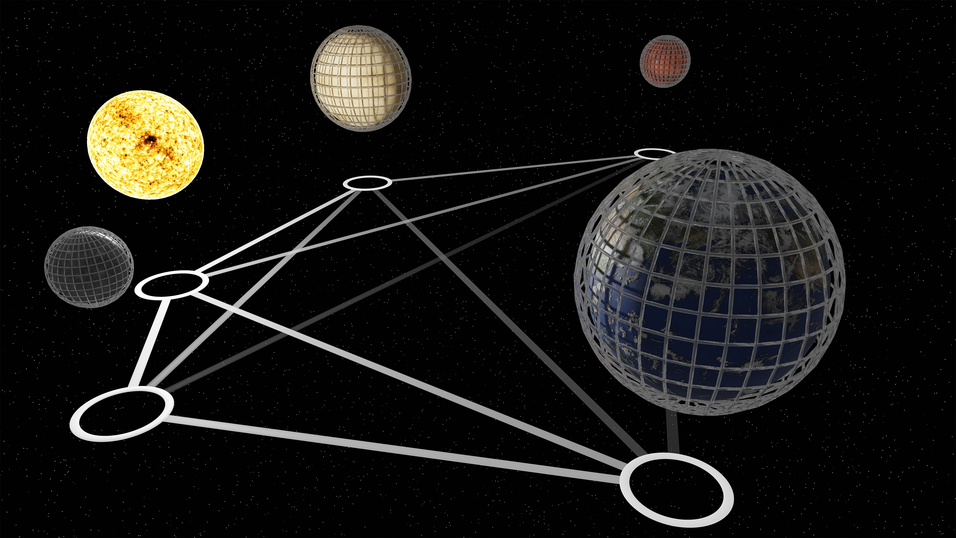 Rediscovering orbital mechanics with machine learning